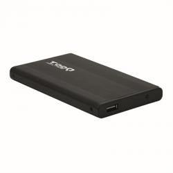 TooQ TQE-2510B caja HD 2.5" SATA USB 2.0 negra - Imagen 1