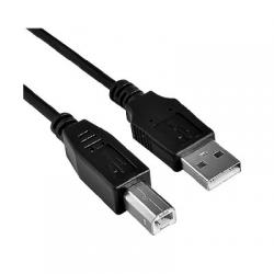 Cable USB 2.0 Tipo A - B 3 Metros Negro - Imagen 1