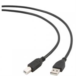 Gembird Cable USB 2.0 Tipo A/M-B/M 1.8 Mts Negro - Imagen 1