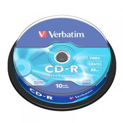 Verbatim CD-R 700MB 52x Tarrina 10Uds - Imagen 1